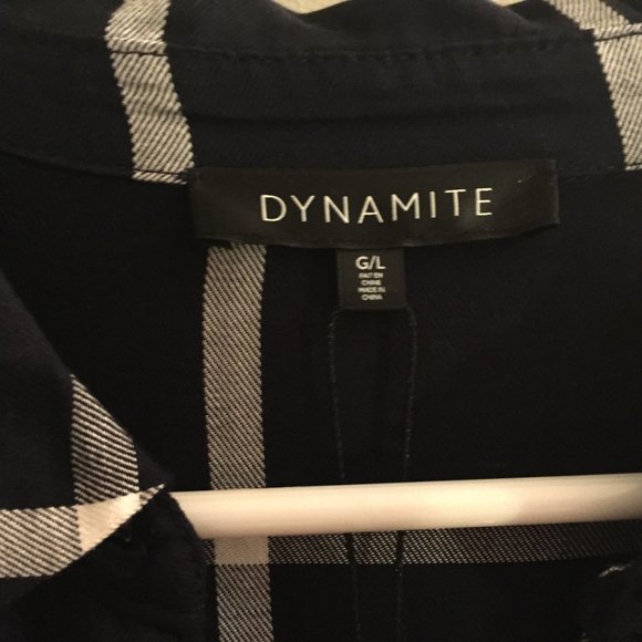 Dynamite Shirt-Dress NWT - Picture 7 of 8